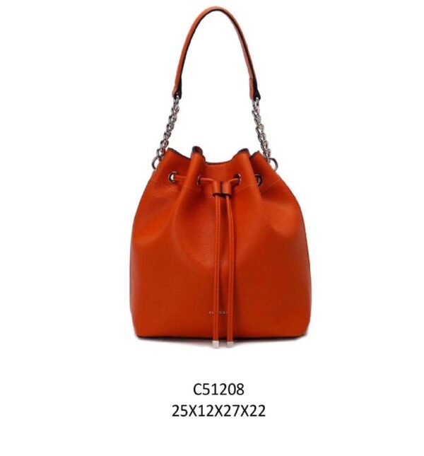 Choco ORANGE bucket bag