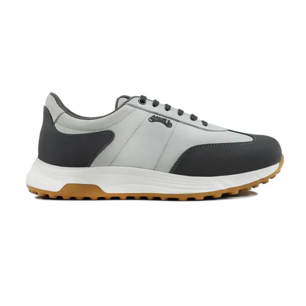 Ozil - Men's White and Gray Snearker - Image 2