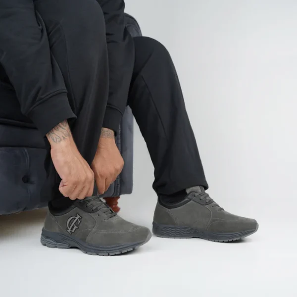 Raphina - Men's Charcoal Gray Sneaker - Image 4