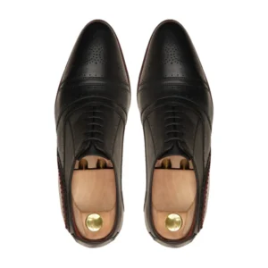 Opanka - Men's Black Calf Leather Oxford Shoe